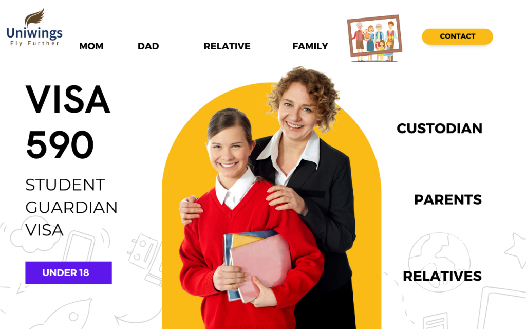 VISA 590 - Visa dành cho người giám hộ ở Úc