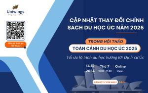 Cập nhật thông tin Du học Úc 2025 trong hội thảo
