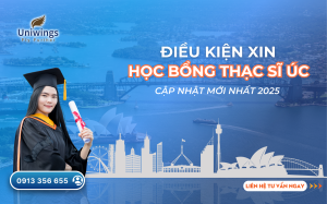 Điều kiện xin học bổng thạc sĩ Úc cập nhật mới nhất 2025