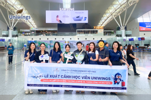 Uniwings tiễn bay học viên lên đường du học Úc
