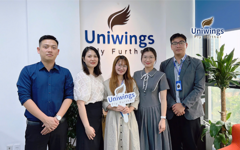 Doi ngu Uniwings dong hanh dung visa du hoc Uc checklist online