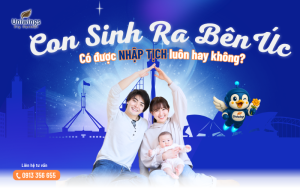 Trẻ sinh ra ở Úc có được nhập quốc tịch với luật 10 năm cư trú Úc