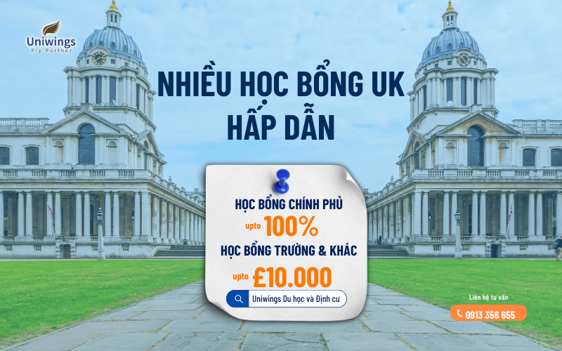 Có nên du học UK không - Học bổng UK hấp dẫn