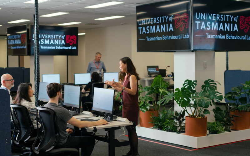 Bên trong lớp học của Trường University of Tasmania